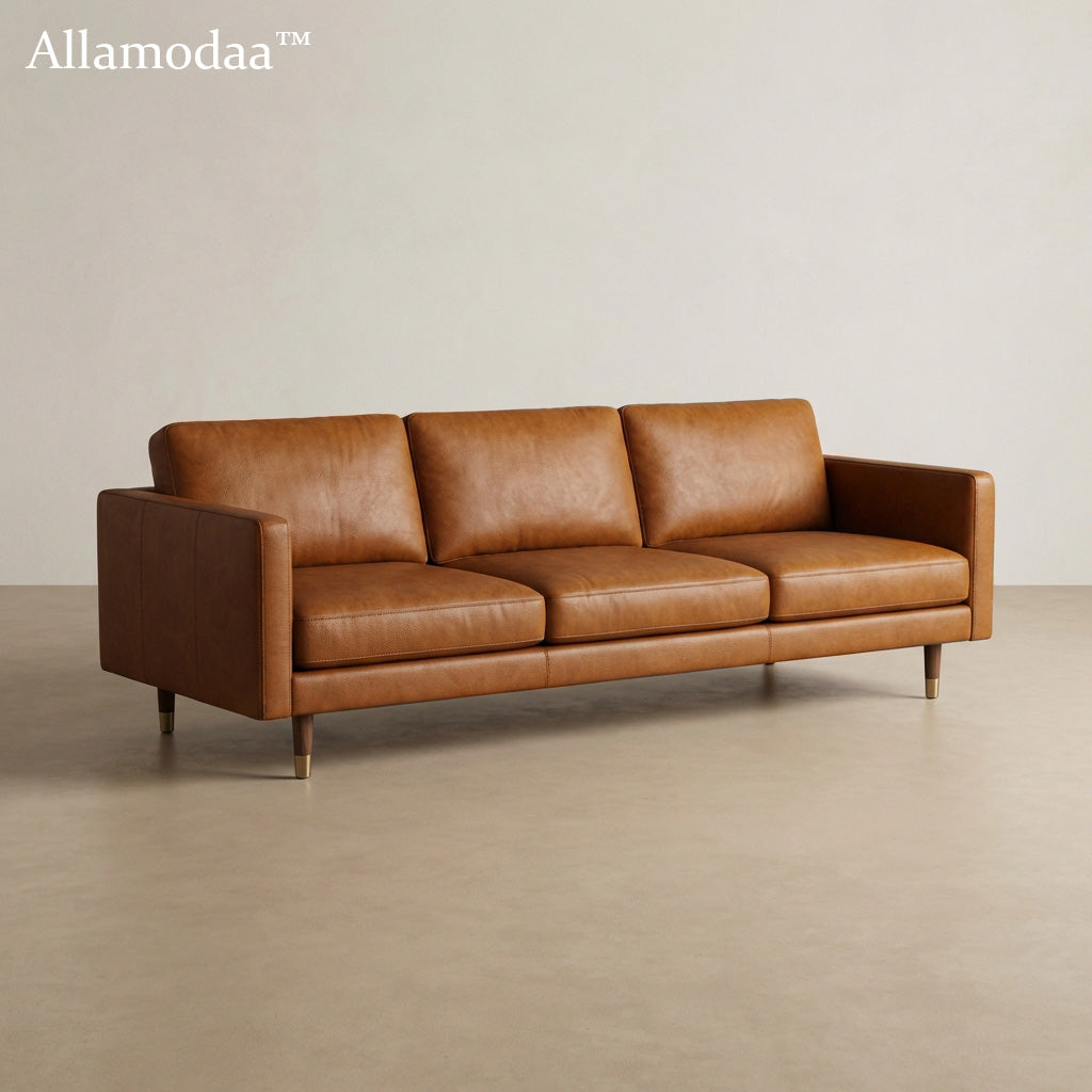Allamodaa™ TerraLuxe Three-Seat Lounge Sofa