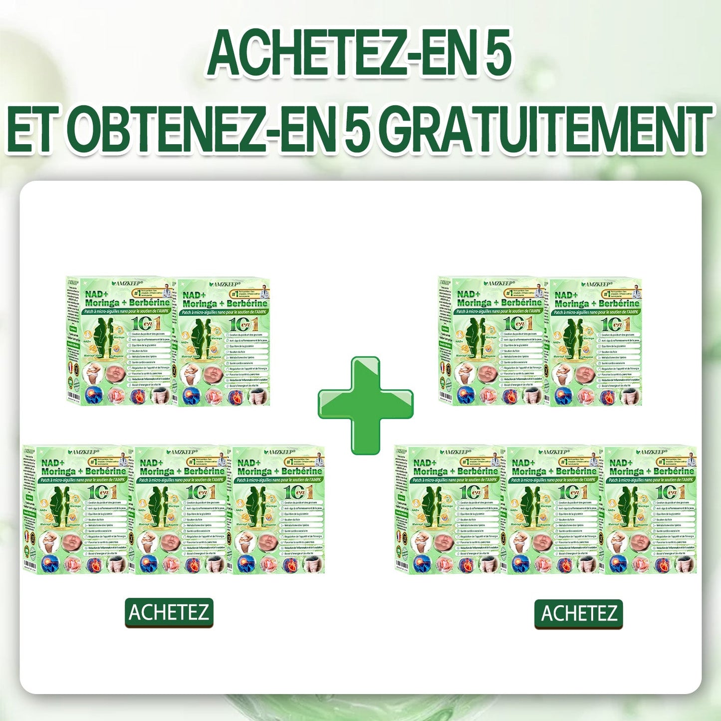En tant que client privilégié, vous avez débloqué une récompense spéciale ! Profitez de 80 % de réduction en ajoutant un autre article 𝑨𝑴𝒁𝑲𝑬𝑬𝑷® à votre commande. Cette offre surprise est valable pour une durée limitée uniquement.
