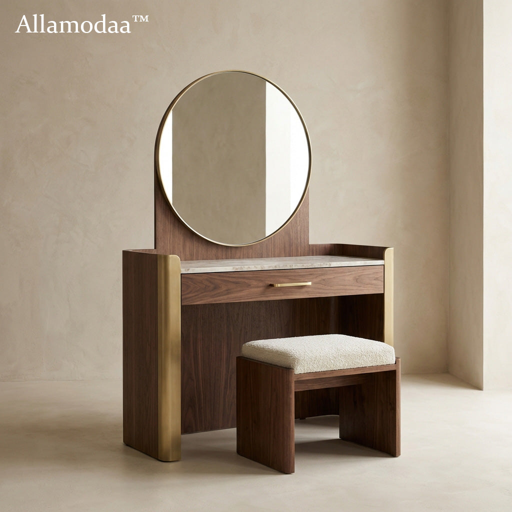 Allamodaa™ HaloCraft Dressing Table Ensemble