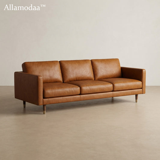 Allamodaa™ TerraLuxe Three-Seat Lounge Sofa